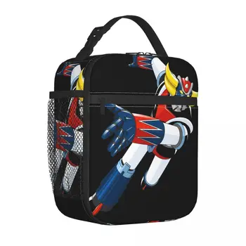 Mazinger Z Изолированные сумки для ланча Герметичный контейнер для еды Термосумка Тоут Ланч-бокс Школа Открытый сумка Bento