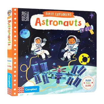 MiluMilu Оригинальные детские популярные книги Первые исследователи: астронавты STEM Настольная книга Раскраска английского языка Рассказ
