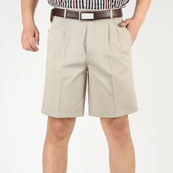 MRMT 2023 Совершенно новые летние мужские хлопковые свободные пятиточечные короткие брюки с высокой талией для мужских тонких повседневных брюк среднего возраста