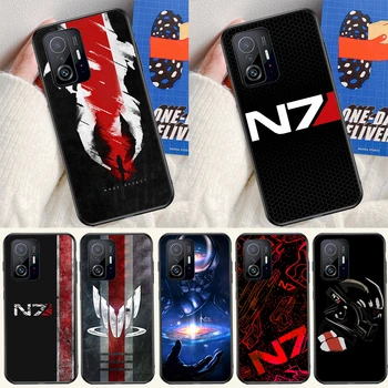 N7 Mass Effect Чехол для телефона POCO X3 X5 F5 Pro F3 M5s C40 X4 F4 GT Чехол для Xiaomi 11T 12T 13 Pro 12 Lite