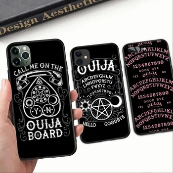 Ouija Board Magic Чехол для телефона для iPhone15 14 13 12 11 XS X 8 7 6 Plus Mini Pro Max SE 2022 Мягкий черный чехол для телефона