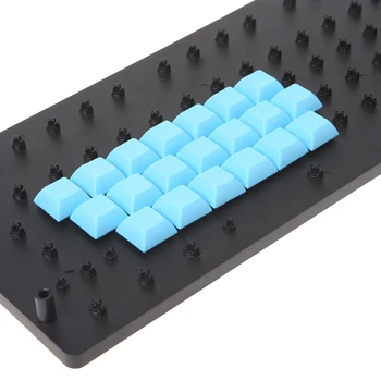 PBT Колпачки для клавиш DSA 1u Пустые напечатанные колпачки клавиш для игровой механической клавиатуры