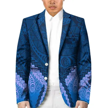 Support design мужской повседневный костюм полинезийский племенной модный однобортный пальто тренд мужская куртка бизнес мужская бесплатная доставка