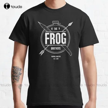 The Frog Brothers Классическая футболка Белая рубашка Женская изготовленная на заказ Aldult Teen Унисекс Футболка с цифровой печатью Xs-5Xl Классическая футболка