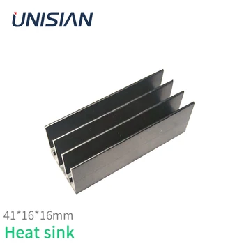 UNISIAN 41 * 16 * 16 мм Алюминиевый сплав Радиатор IC Электронный чип Радиатор охлаждения Радиаторы