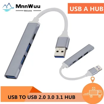 USB HUB USB 3.0 2.0 USB C 4 Port Multi Splitter Adapter OTG для Lenovo Xiaomi Macbook Pro 13 15 Air Pro Аксессуары для ПК