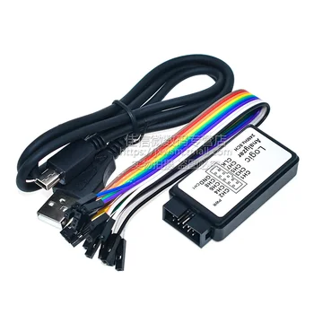 USB Логический анализатор Однокристальный микрокомпьютер Рука FPGA Инструмент отладки 24 млн выборок 8 каналов