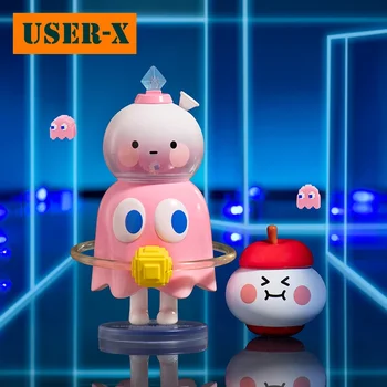 USER-X Pac-man X Bobo&coco Space Series Mystery Box Pac Man Бобо Коко Кукла Слепая Коробка Kawaii Животное Милые игрушечные фигурки Действие Дети
