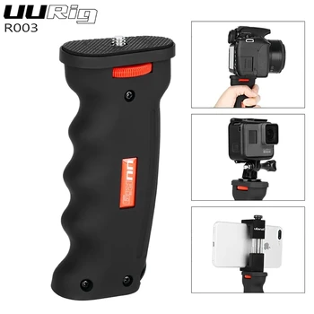 UURig R003 Ручная камера Пистолетная рукоятка Универсальная ручка Держатель для селфи Палка для iPhone 14 13 12 GoPro Hero 11 10 9 8 Камера