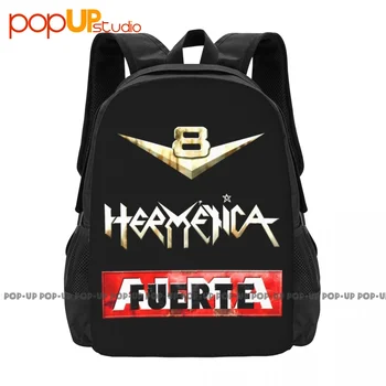V8 Hermetica Almafuerte Band Плакат Музыкальный рюкзак Большая емкость Печать Складная спортивная сумка Бег на открытом воздухе