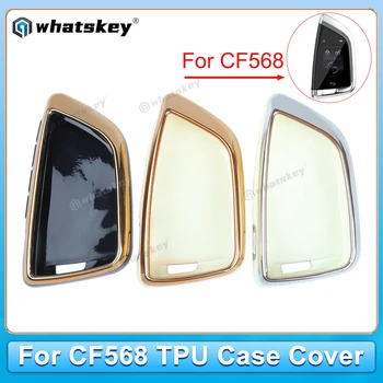 WhatsKey CF568 LCD Smart Remote Крышка для ключей от автомобиля TUP Чехол Чехол Защитная цепь CF568 Дисплей Ключ для защиты от падения Потеря