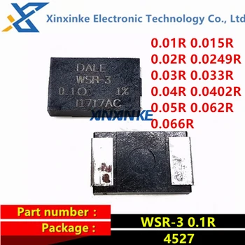 WSR-3 3 Вт 1% 0,01 Ом DALE 4527 75PPM 0,015R 0,02R 0,0249R 0,03R 0,033R 0,04R 0,0402 Ом 0,05R - SMD Токочувствительный резистор 3 Вт