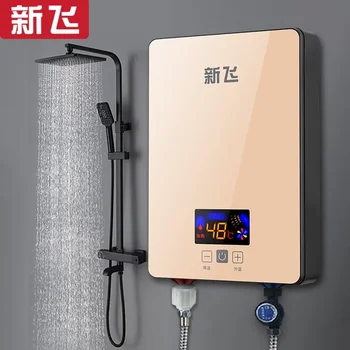 Xinfei мгновенный электрический водонагреватель постоянной температуры бытовая ванна душ небольшой нагреватель мгновенного нагрева водонагреватель 220 В
