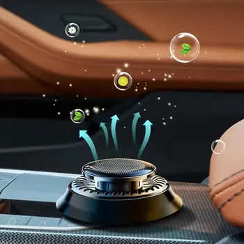  Авто Ароматерапия Эфирное масло Диффузор Компактный размер Автоматический вращающийся автомобильный освежитель воздуха Удаление запаха