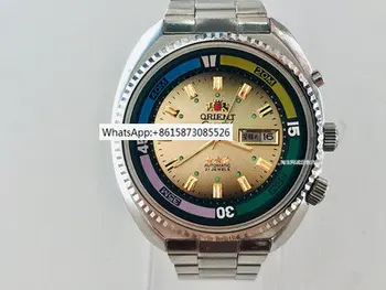 Автоматические механические часы Double Lion Многоцветные восточные наручные часы Oriental Land Sea Air 1990-е годы