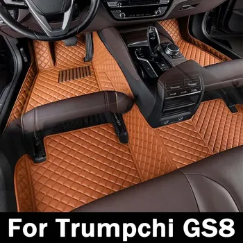 Автомобильные коврики для GAC Trumpchi GS8 Семь мест 2020 2021 Пользовательские автомобильные накладки для ног Автомобильный ковер Аксессуары для интерьера