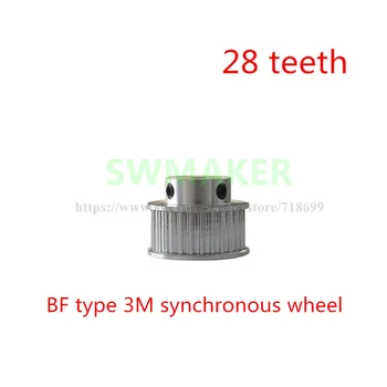 Аксессуары для 3D-принтеров, синхронный шкив HTD3M, синхронный шкив 3M, тип BF 28 зубьев