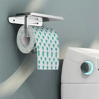 Алюминиевые настенные аксессуары для ванной комнаты с лотком Коробка для хранения салфеток Держатель для туалетной бумаги Крючок для хранения Держатель рулона