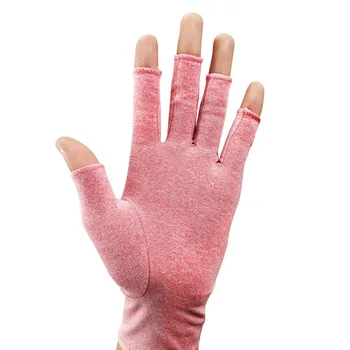 Артрит Компрессионные перчатки Облегчение симптомов артрита Половина пальца Легкая дышащая тепловая (артрит) Поддержка запястья