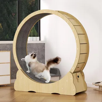  Беговая дорожка Cat для физических упражнений Симпатичная мебель Игрушка для домашних животных Кошки Устройство для похудения Полезно для здоровья