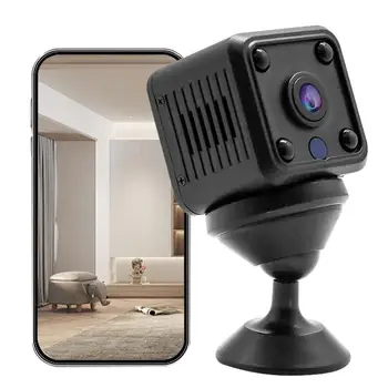 Беспроводная камера Внутренний телефон Пульт дистанционного управления Домашняя камера видеонаблюдения Встроенный WiFi HD Ночное видение Умная камера с батарейным питанием