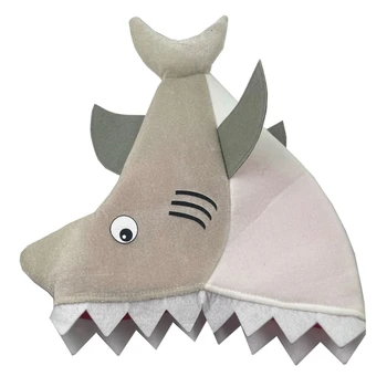  Большая шляпа Забавная акула Взять шляпу Большая кепка для женщин Мужчины Реквизит для картин Негабаритная шапочка для ушей Вечеринка на Хэллоуин