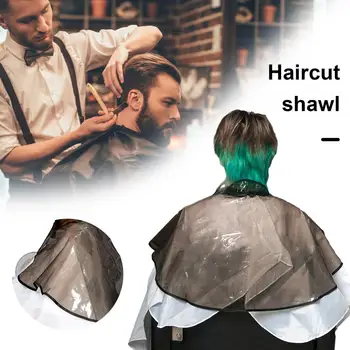 Взрослая парикмахерская шаль водонепроницаемая накидка для краски для волос для профессиональной парикмахерской парикмахер с круглой шеей дизайн стрижки волос для женщин