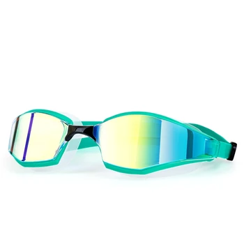 Взрослые Профессиональные пляжные очки Surfing EyeWear Антизапотевающие линзы для защиты от ультрафиолета Водонепроницаемые регулируемые силиконовые очки для плавания