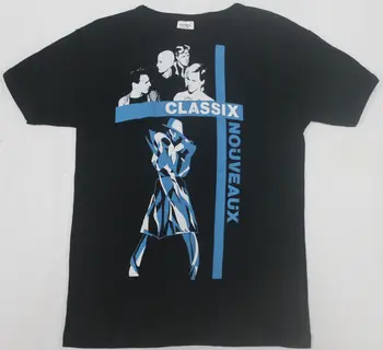 ВИНТАЖ 1981 CLASSIX NOUVEAUX ROCK PUNK TOUR КОНЦЕРТ ПРОМО ФУТБОЛКА X-RAY SPEX длинные рукава