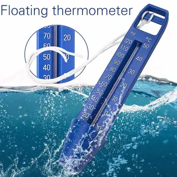 Водонепроницаемый измерительный легко читаемый термометр для гидромассажной ванны Плавающий термометр для бассейна Плавающий