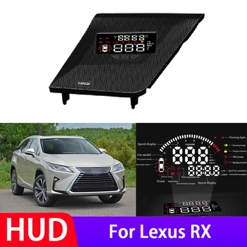  Высококачественный автомобильный проекционный дисплей HUD для Lexus RX Электронные аксессуары Экран безопасного вождения Сигнализация