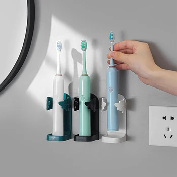  Держатель для электробритвы Настенная подставка для бритвы Кронштейн для хранения зубных щеток без перфоратора Ванная комната