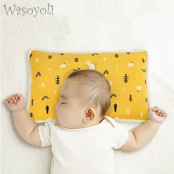 Детская подушка от 0 до 6 лет Семена кассии + гречневая шелуха или хлопок Поддержка сна Детская подушка с принтом Подушка для младенцев