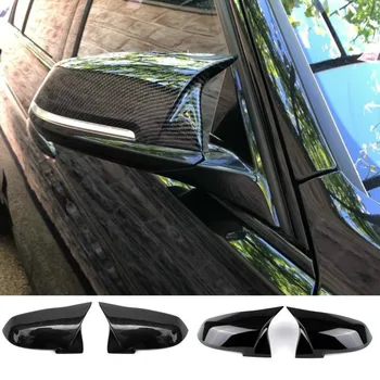 Для BMW 1 2 3 4 серии F20 F30 F31 F32 F36 2012 - UP 320i 328i 330d 335i M3 M4 Смотреть Замена стиля Крышка зеркала из углеродного волокна