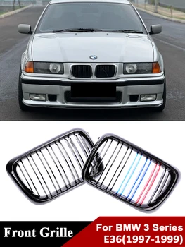 Для BMW 3 серии E36 1997-1999 Передний бампер Гоночная решетка радиатора Почка внутри Facelift M Цвет Решетки Крышка 325i 320i 328i 318i