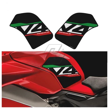 Для Ducati Panigale V4 V4S 1100 Corse SP 2018-2022 Наклейка Мотоцикл Противоскользящая боковая накладка на бак Защита коленного захвата