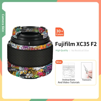  для Fujifilm 35 мм Skin XC 35 мм F/2 Lens Skin Защита от царапин Защитная наклейка Обернуть кожу Больше цветов