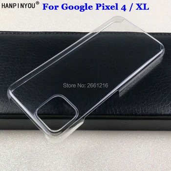 Для Google Pixel 4 / Pixel 4 XL / Pixel XL4 Новый жесткий чехол для ПК Ультратонкий прозрачный жесткий пластиковый чехол DIY Защитная кожа