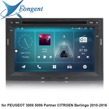 для PEUGEOT 3008 5008 Partner CITROEN Berlingo 2010 2011 2012 2013 2014 2015 2016 CarPlay Android DVD Player мультимедиа Стерео