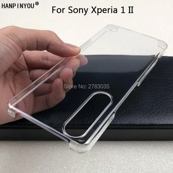 Для Sony Xperia 1 II Xperia1II 6,5-дюймовый глянцевый чехол для телефона Crystal Invisible Hard PC Cover Clear Protect Back Shell