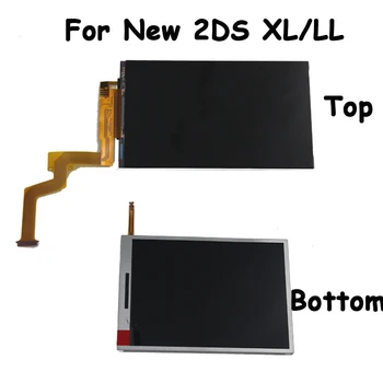 Для нового 2DSXL Верхний Верхний Нижний Нижний ЖК-дисплей Экран для Nintention НОВЫЙ 2DS XL LL Запасные части Дисплей Панель ЖК-дисплей вниз ЖК-дисплей Верхний