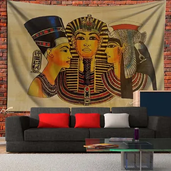 египетский стиль цветной гобелен настенный мандала фараон покрывало плед хиппи богемия искусство декоративный
