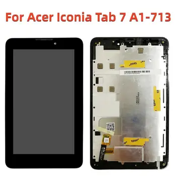 ЖК-дисплей для Acer Iconia Tab 7 A1-713 ЖК-дисплей + сенсорная панель Дигизитайзер Дигизитер экрана с заменой рамы в сборе ЖК-дисплеи