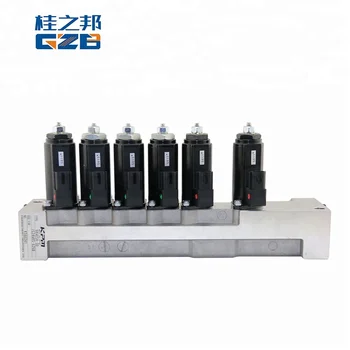 Запасные части для экскаваторов 60136331 комплект клапанов шестиходового магнитного коллектора для Kawasaki