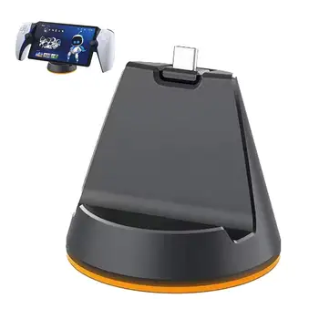 Зарядная док-станция для Playstation Portal Ручка Контроллер Зарядное устройство для Portal Gamepad Grip Подставка для зарядки с разъемом типа C