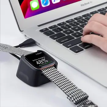 Здоровье и фитнес Смарт-часы USB Зарядное устройство Замена USB-кабеля для зарядки Док-станция Подставка для Fitbit Versa 2