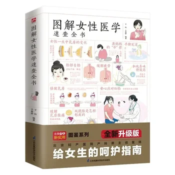 Иллюстрированная женская медицинская экспресс-чековая книжка с более чем 60 видами распространенных женских жизненных проблем и гинекологических заболеваний
