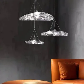 Итальянский дизайнер Terzani Manta Подвесные светильники Креативный домашний декор Кухня Столовая Стеклянный светильник для спальни Светильники для спальни