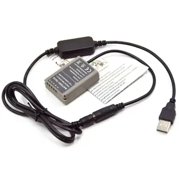 Кабель постоянного тока USB BLN-1 Фиктивная батарея PS-BLN1 Соединитель для камеры Olympus OM-D E-M5 II 2 E-M1 PEN E-P5
