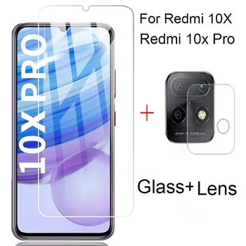 камера 2-в-1 + защитная пленка для экрана Xiaomi Redmi 10X 5G Взрывозащищенное закаленное стекло на защитном стекле Redmi 10X Pro 5G